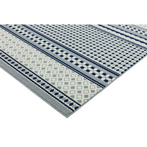 Covor Asiatic Carpets Antibes Geometric, 160 x 230 cm, albastru-alb-image-3