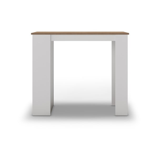 Masă de bar cu blat cu aspect de lemn de stejar 52x120 cm Peru – Marckeric-image-3