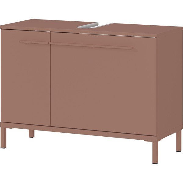 Dulap sub chiuvetă maro cu aspect mat 80x59 cm Laurino – Germania