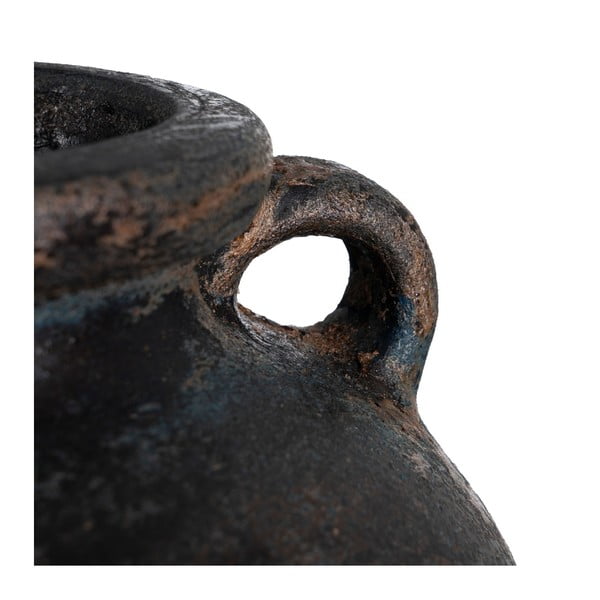 Vază maro închis din teracotă înaltă (înălțime 60 cm) Artem – Ixia-image-2