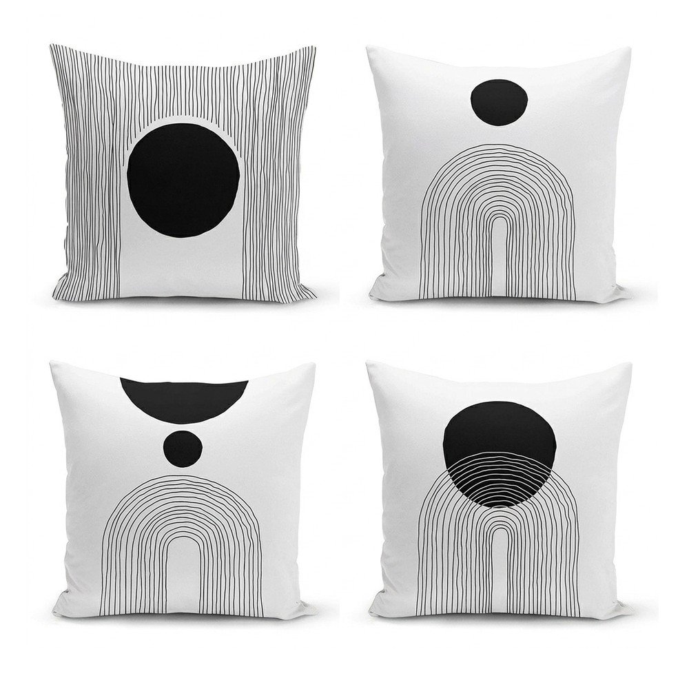 Fețe de pernă 4 buc. 43x43 cm Simple Arch – Minimalist Cushion Covers