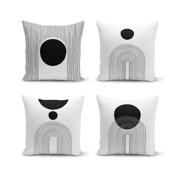 Fețe de pernă 4 buc. 43x43 cm Simple Arch – Minimalist Cushion Covers