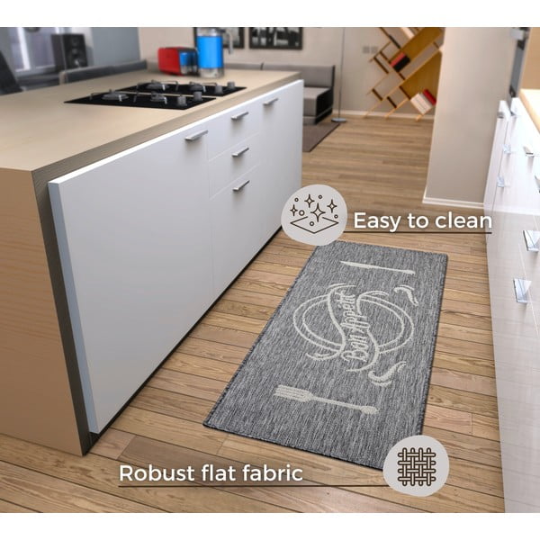 Covor tip traversă grej 62x150 cm Cucina – Hanse Home-image-4