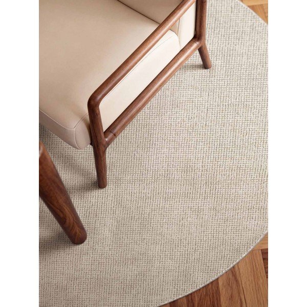 Covor crem țesut manual rotund din lână ø 160 cm Greenwich – Ted Baker-image-4