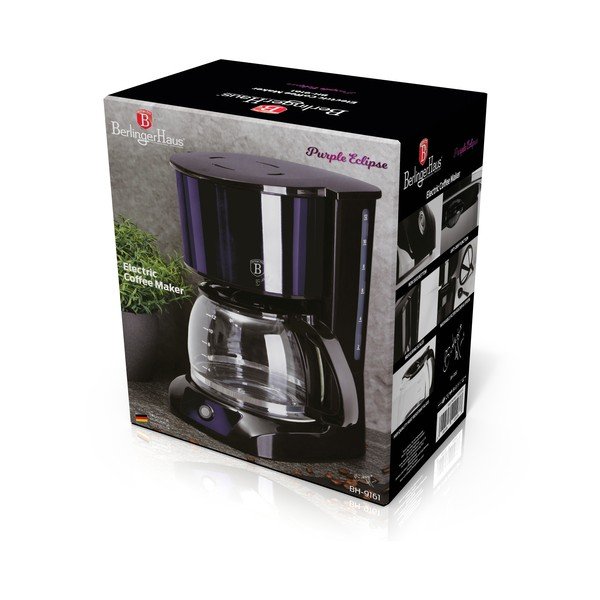 Mașină de cafea cu filtru violet Purple Metallic Line - BerlingerHaus-image-2