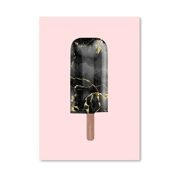 Poster Americanflat Marble And Gold Popsicle, 30 x 42 cm