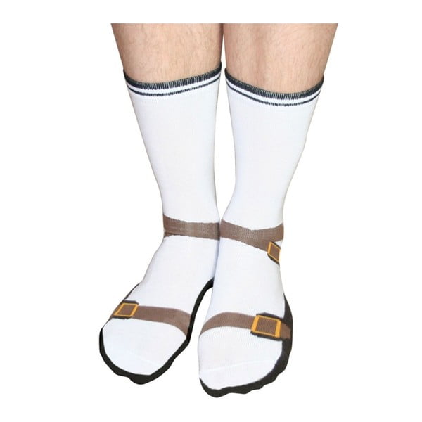 Șosete cu model de sandale Gift Republic Sandals, mărime 37 - 45