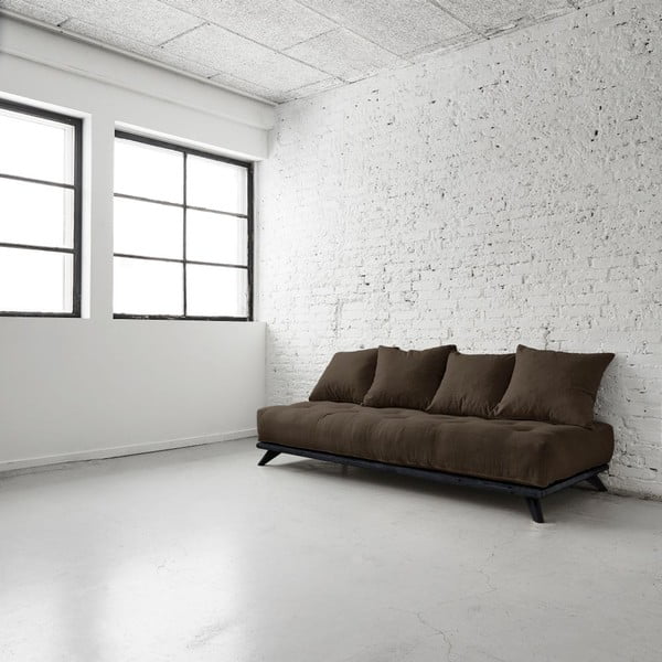  Canapea Senza Black/Choco Brown-image-1