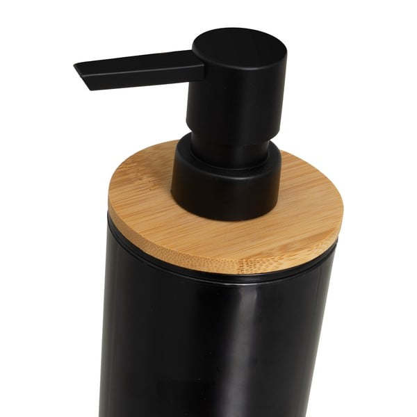 Set de accesorii de baie negru din plastic – Casa Selección-image-4