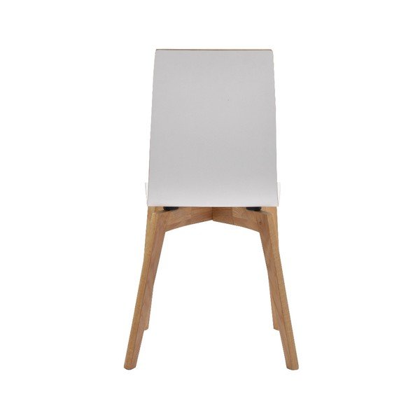 Scaun de dining cu picioare maro Rowico Grace, alb-image-1
