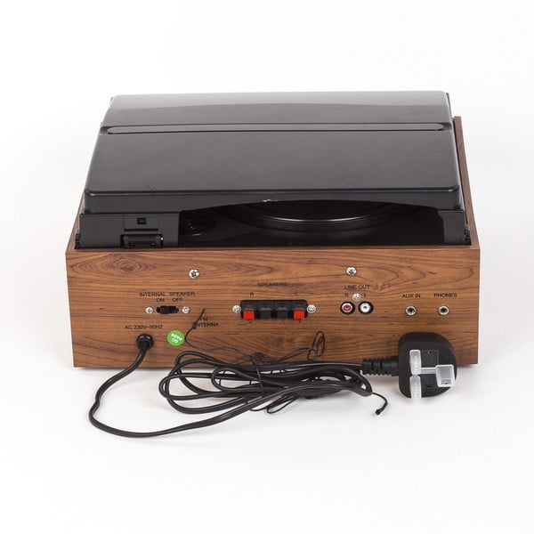 Pick-up cu radio GPO Empire Black TG-192, negru-image-1