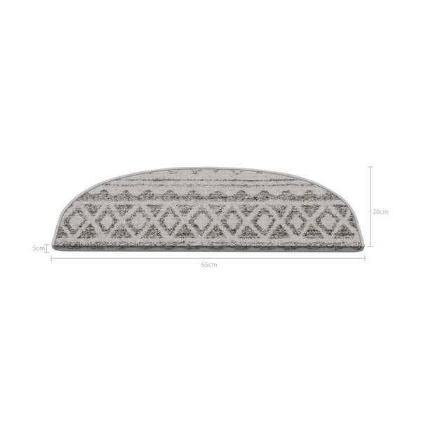 Covorașe pentru scări crem 16 buc. 20x65 cm Cottage Warmth – Vitaus-image-2