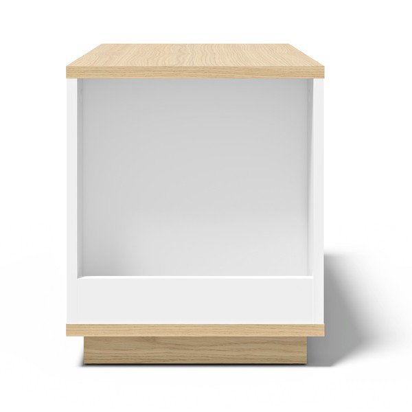 Măsuță auxiliară cu aspect de lemn de stejar 70x40 cm Ella - TemaHome-image-2