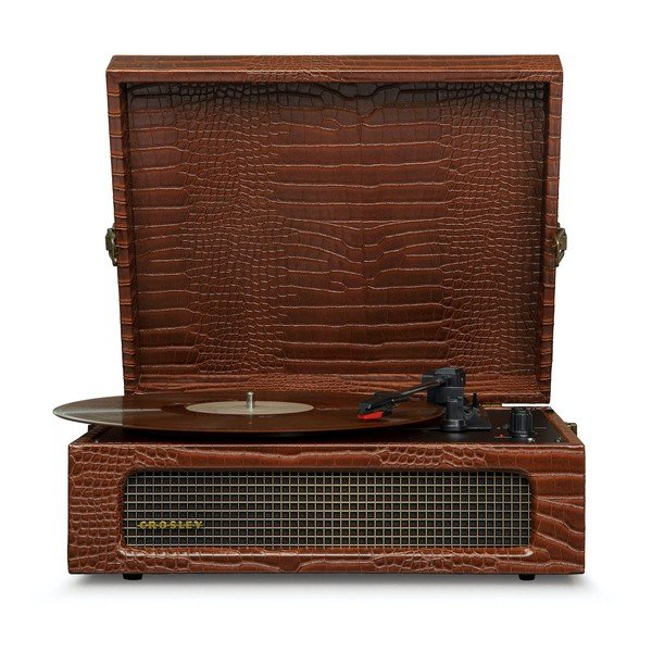 Gramofon Crosley Voyager Croc, maro-image-4