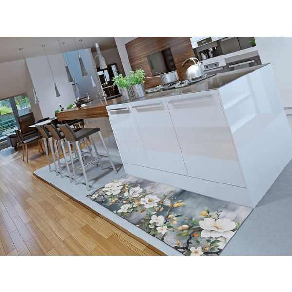 Covor tip traversă albastru lavabil 52x200 cm Ricci Sara – Universal-image-1