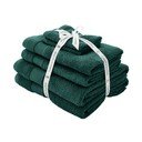 Prosoape de baie verde-închis 6 buc. din bumbac din frotir Anti-Bacterial – Catherine Lansfield