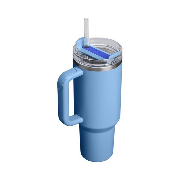 Termos albastru cu pai din oțel inoxidabil 1,18 l Quencher H2.O FlowState™ Tumbler Blue Sky – Stanley-image-2
