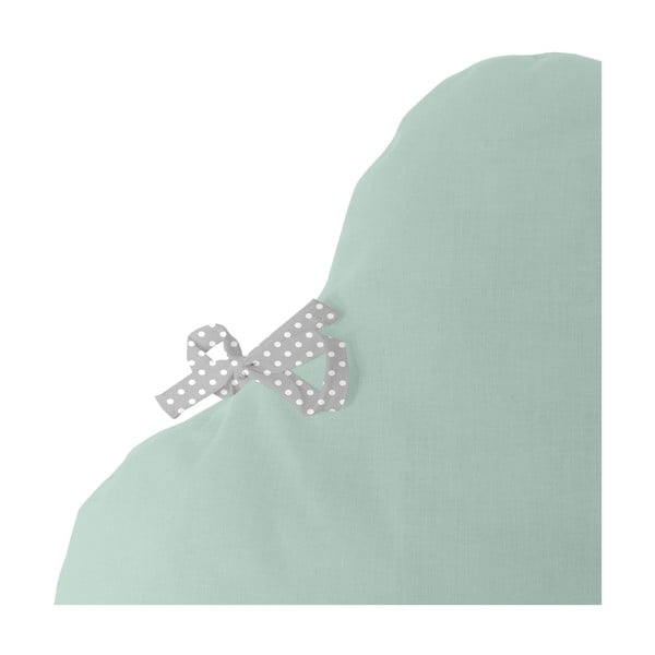 Protecție pentru pătuț din bumbac Mr Fox. Nube, 60 x 40 cm, verde mentă-image-3
