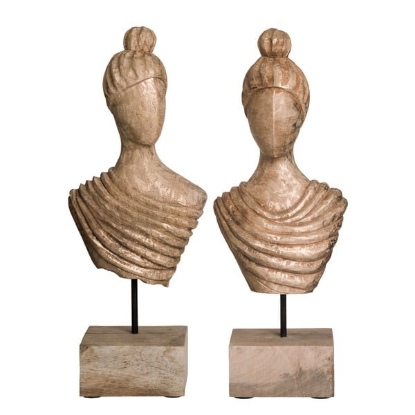 Set 2 sculpturi decorative Ixia Bust