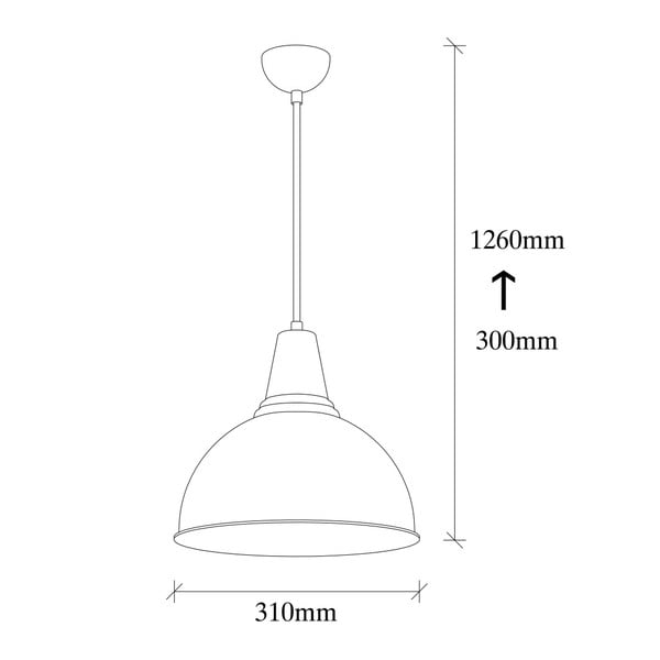 Lustră metalică Opviq lights Parthena, negru-image-3