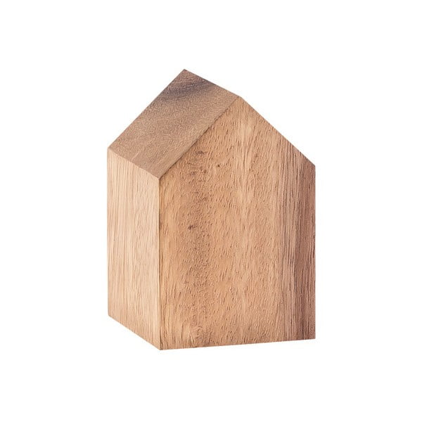 Decorațiune din lemn în formă de căsuță Vox Lacasa, înălțime 9 cm