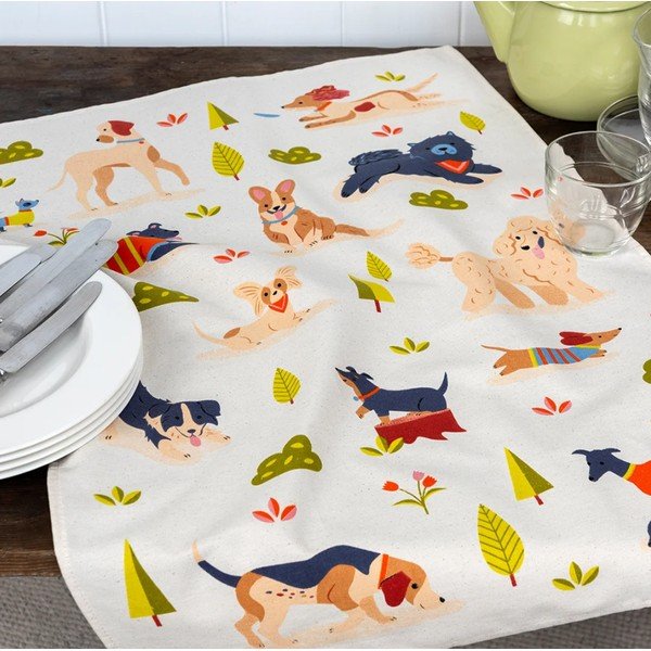Prosop de vase din bumbac 70x50 cm Dog Park – Rex London-image-1
