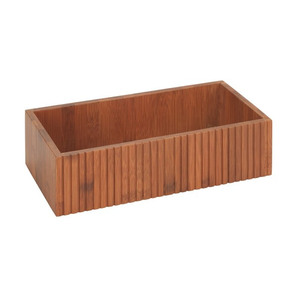 Cutie de depozitare în culoare naturală din bambus 30x15x8 cm Mera – Wenko