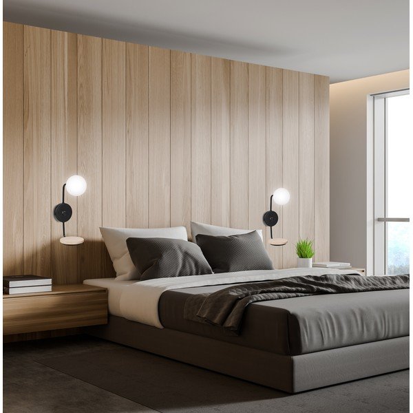Aplică de perete neagră Ponio – Candellux Lighting-image-1