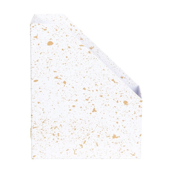 Organizator pentru documente Bigso Box of Sweden Estelle, alb-auriu-image-3