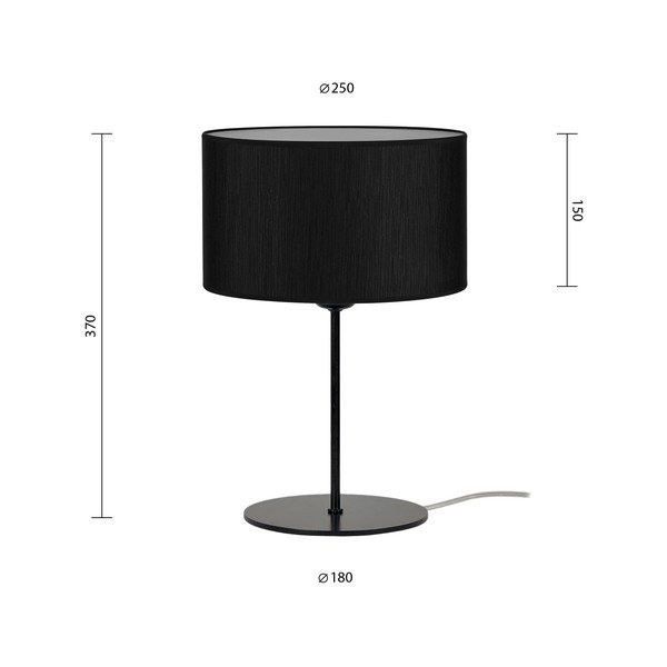 Veioză Sotto Luce Doce S, ⌀ 25 cm, negru-image-3