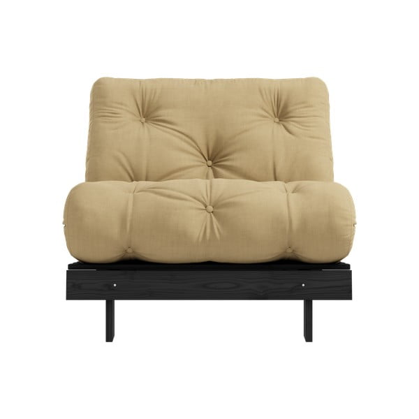 Fotoliu galben muștar Roots Black Night – Karup Design-image-3