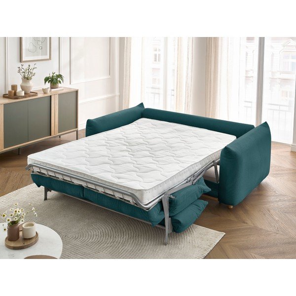 Canapea albastră extensibilă 214 cm Ernest – Bobochic Paris-image-1