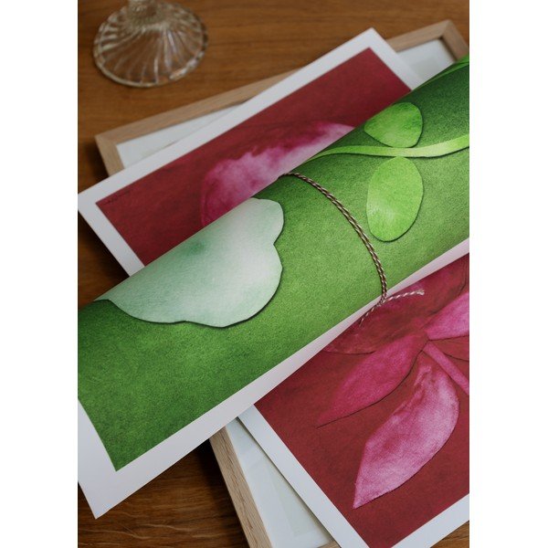 Poster 50x70 cm Peas in Bloom – Anna Ravn Bjørn – The Poster Club-image-2