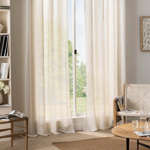 Draperie crem 140x240 cm Yoko – douceur d'intérieur-image-3