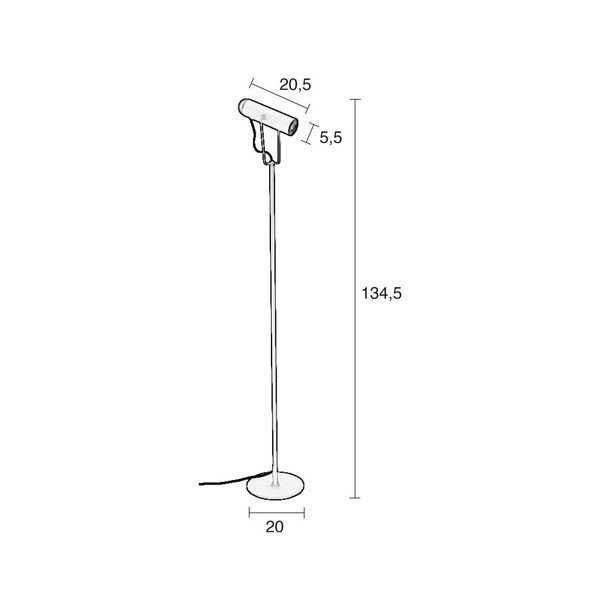 Lampadar Zuiver Marlon, negru-image-1