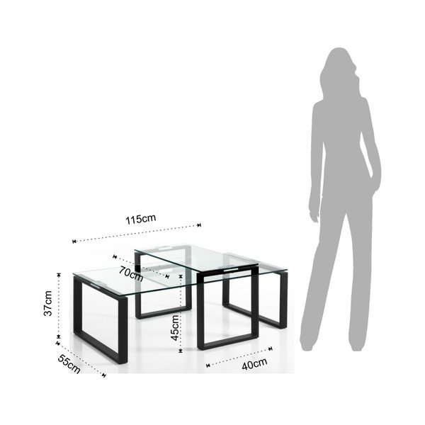 Set 2 măsuțe cafea Tomasucci Raplh-image-1