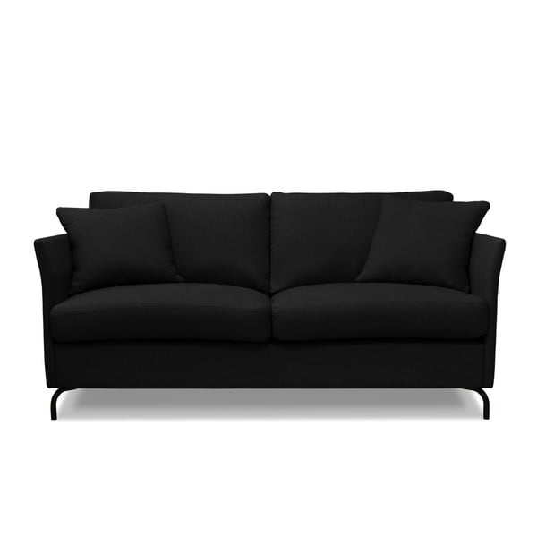 Canapea cu 2 locuri Windsor  & Co. Sofas Saturne, negru 