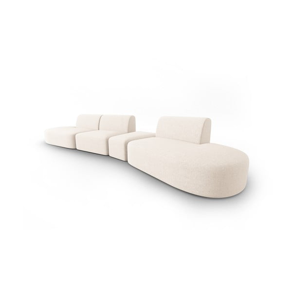 Canapea crem 412 cm Shane – Micadoni Home-image-2