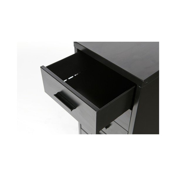 Dulap mobil cu sertare De Eekhoorn Soof, negru-image-4