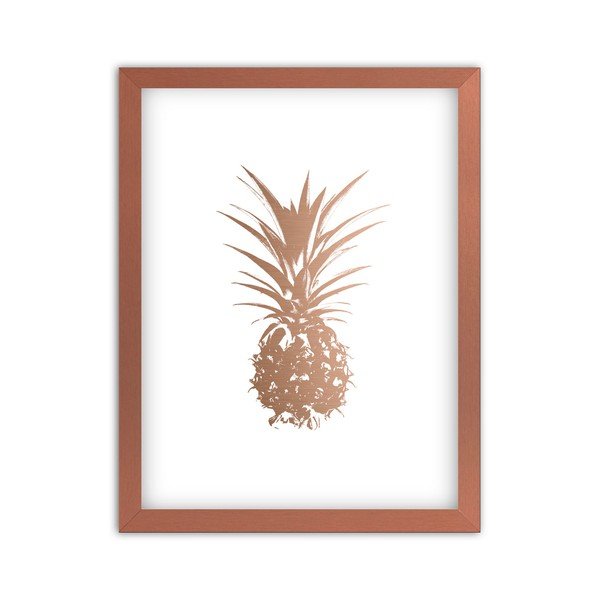 Tablou din sticlă Styler Ananas, 24 x 30 cm