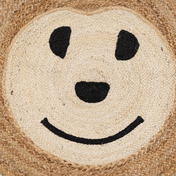 Covor pentru copii în culoare naturală din iută ø 100 cm Chiquillo – Ixia-image-1