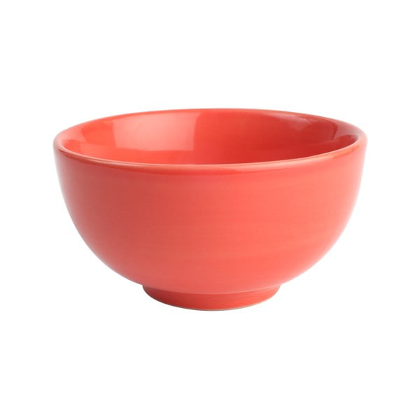 Bol mic din ceramică T&G Woodware Colour by Numbers, roșu