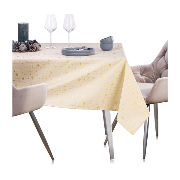Față de masă 140x200 cm  cu model de Crăciun Stardust – Restilo-image-3