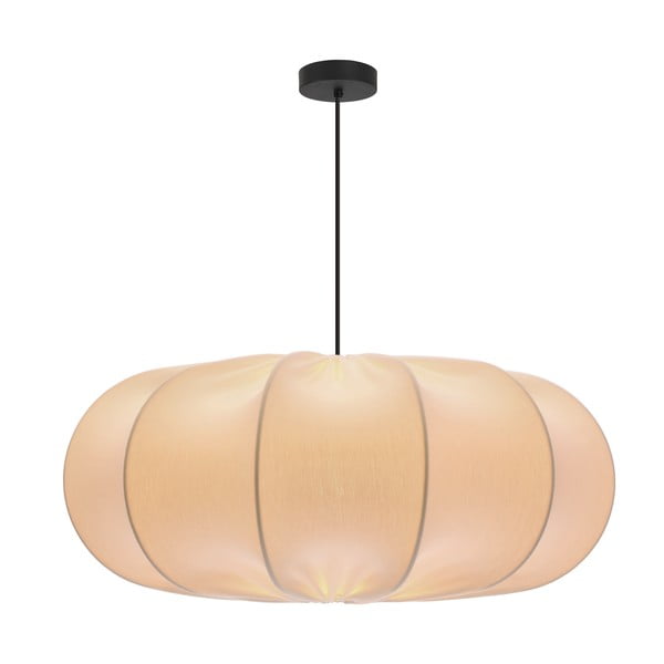 Lustră albă cu abajur textil ø 52 cm Cafee – Candellux Lighting-image-1