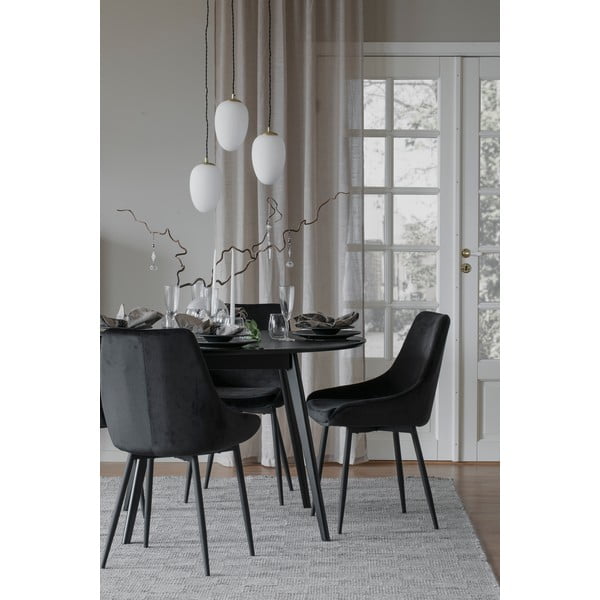 Scaune de dining gri-închis 2 buc. Sierra – Rowico-image-1