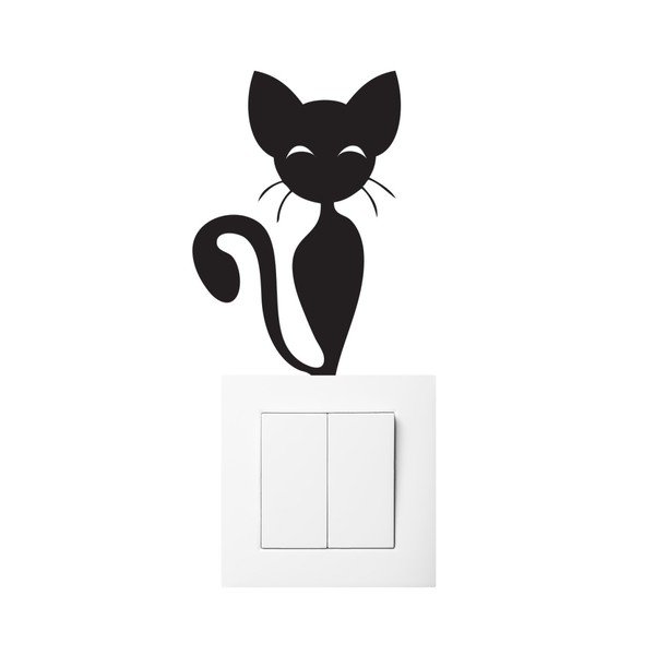 Autocolant Ambiance Interrupteur Chat-image-2