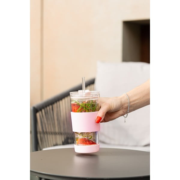 Cană termos roz 600 ml Fuori – Vialli Design-image-3