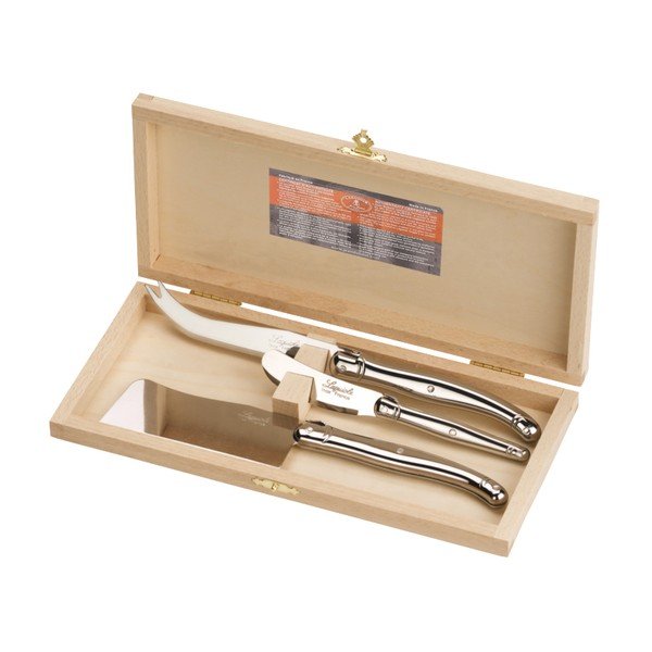 Set 3 cuțite din inox pentru brânzeturi Jean Dubost