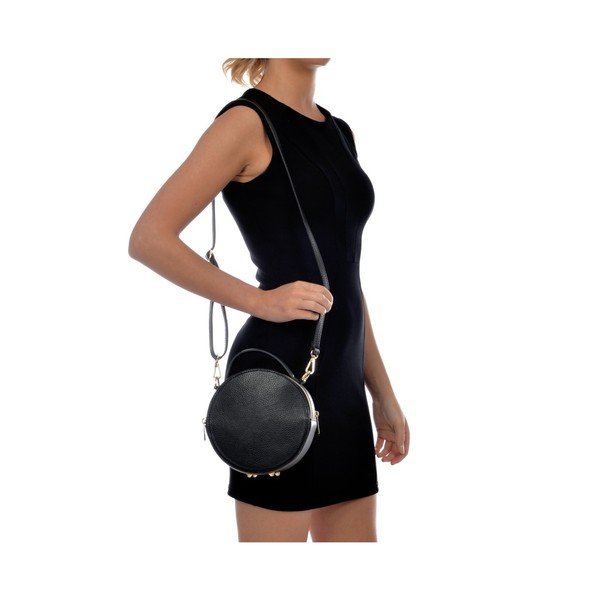 Geantă din piele Isabella Rhea Pargo, negru-image-1