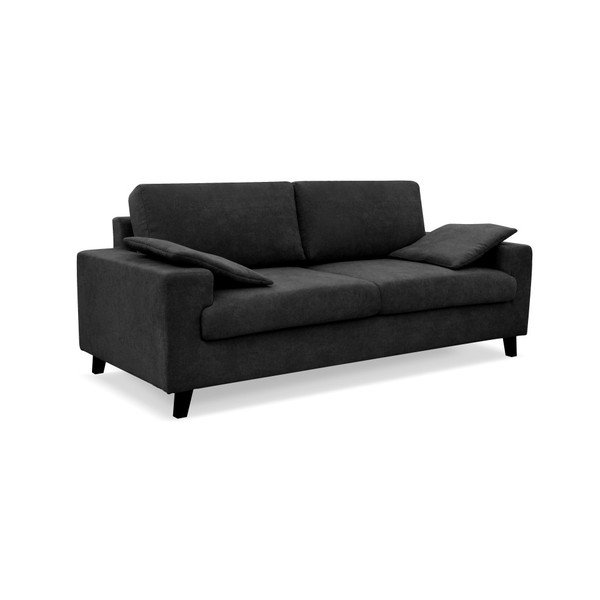 Canapea cu 3 locuri Cosmopolitan desing Munich, negru-image-1
